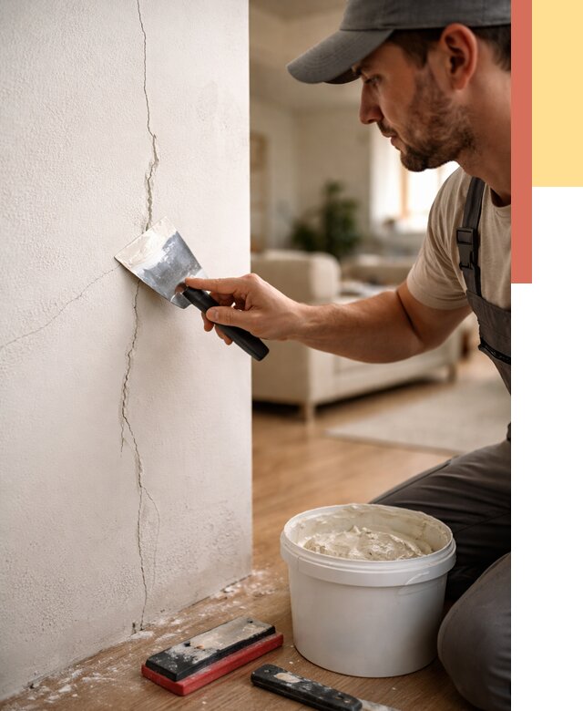 Заделка трещин и сколов в Черемхово от 2554 руб. — быстро и недорого | ОТДЕЛОЧНИК-Чрм