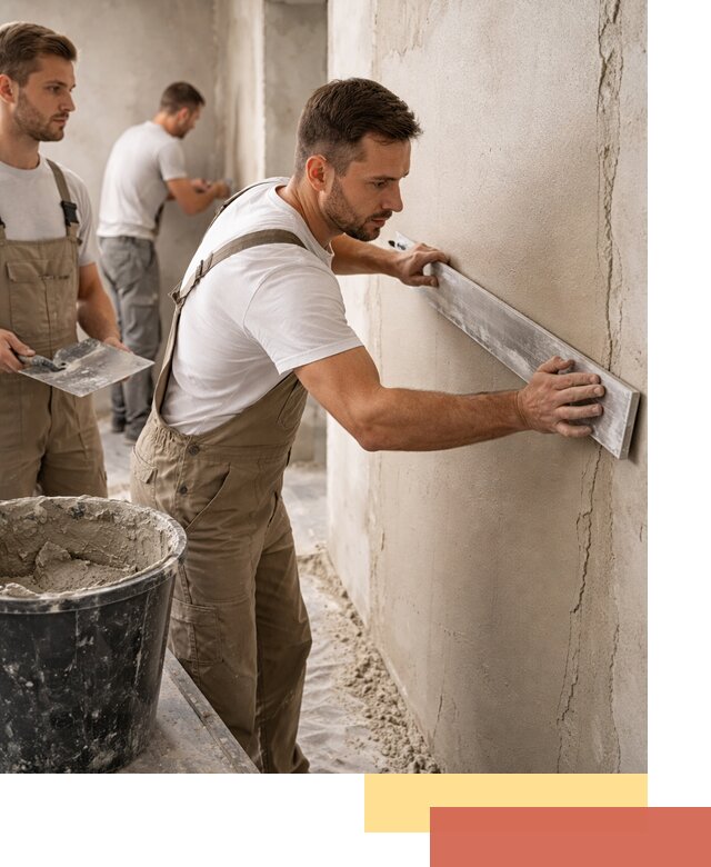 Штукатурка стен без маяков в Черемхово быстро и качественно