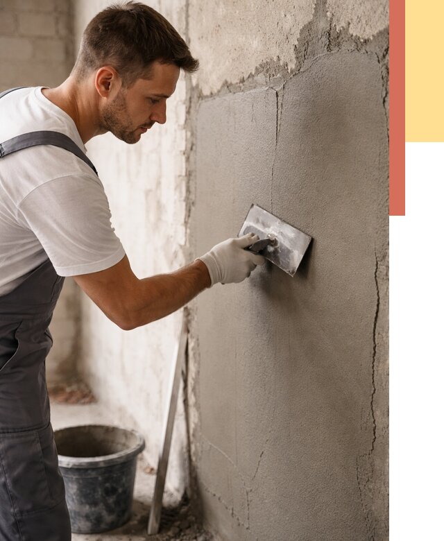 Штукатурка стен под плитку в Черемхово от 4379 руб./м2 — выравнивание под плитку | ОТДЕЛОЧНИК-Чрм