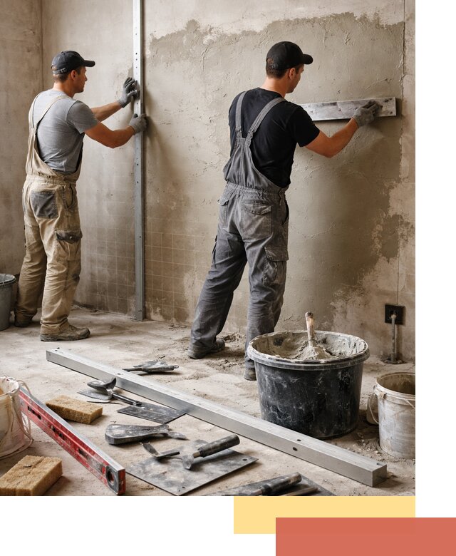 Профессиональная штукатурка стен под плитку в Черемхово