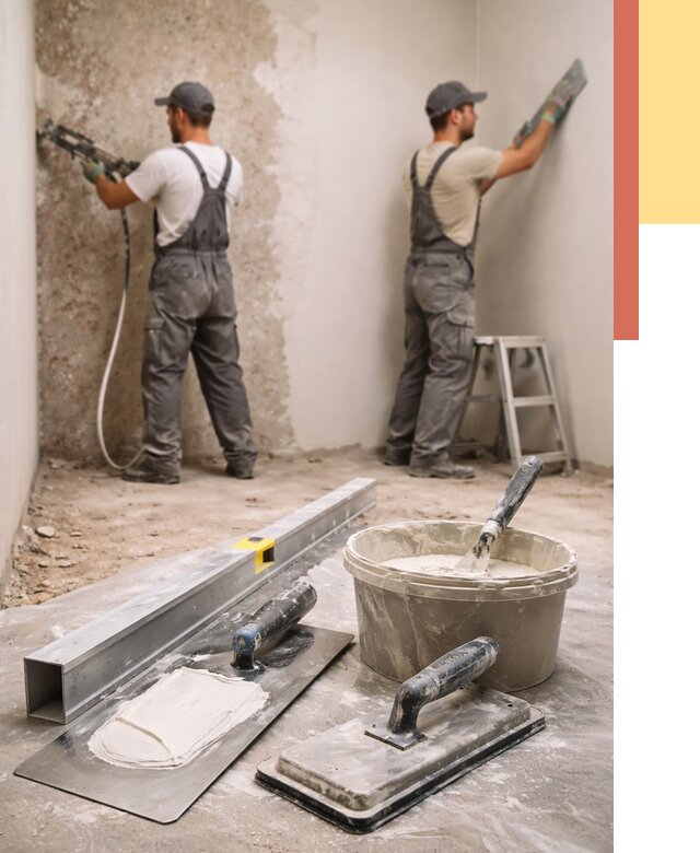 Штукатурка стен под обои в Черемхово от 4692 руб./м2 — выравнивание под обои | ОТДЕЛОЧНИК-Чрм