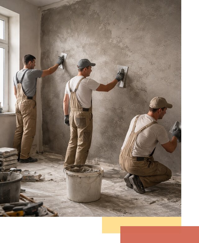 Декоративная штукатурка под бетон в Черемхово для стен и потолков