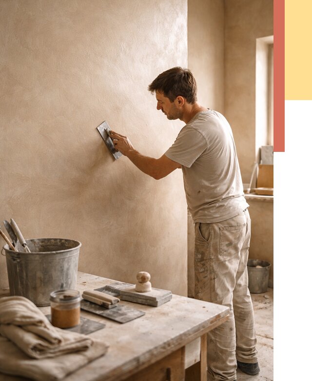 Марокканская штукатурка таделакт в Черемхово под ключ от 4379 руб. | ОТДЕЛОЧНИК-Чрм