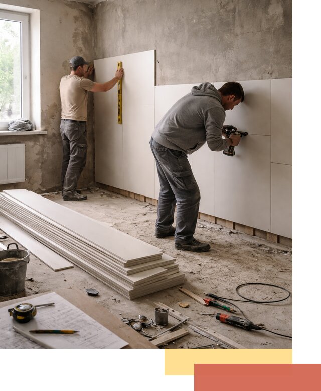 Монтаж ПВХ панелей на стены в Черемхово качественно и быстро