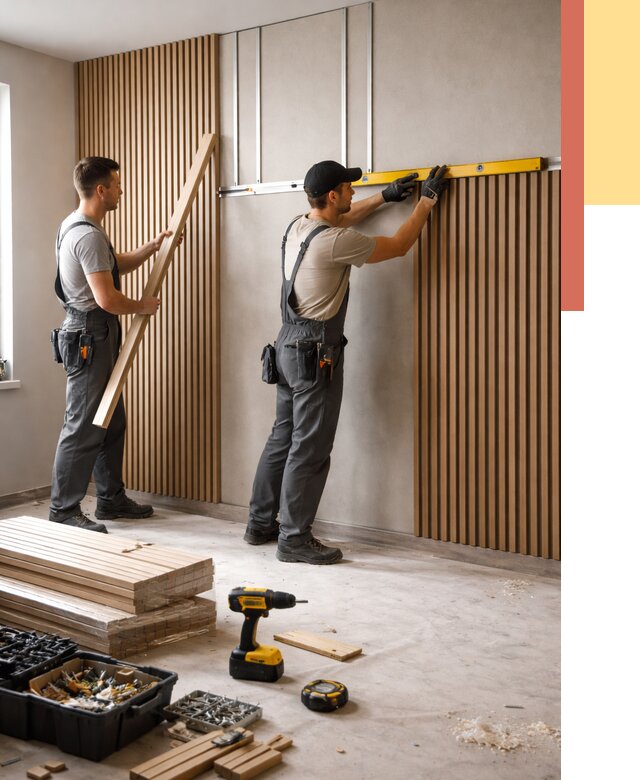 Монтаж реечных панелей на стены в Черемхово от 1251 руб. — быстро и недорого | ОТДЕЛОЧНИК-Чрм