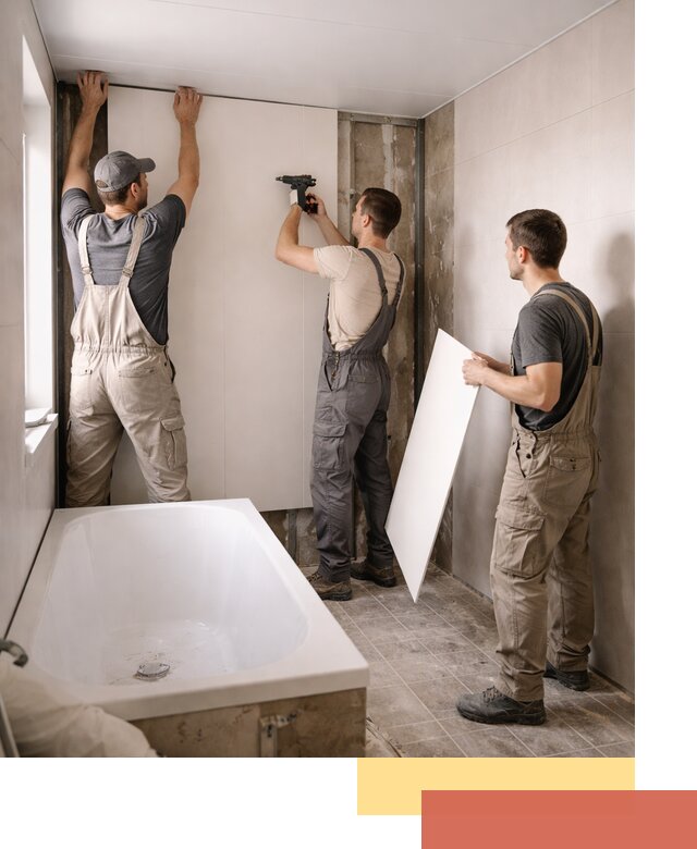 Отделка ванной панели ПВХ профессионально в Черемхово