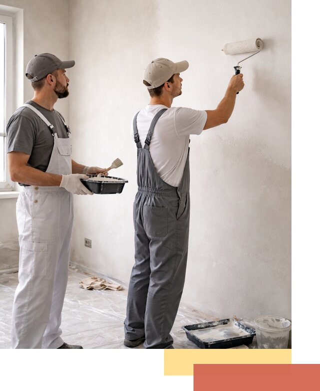 Покраска стен водоэмульсионной краской в Черемхово