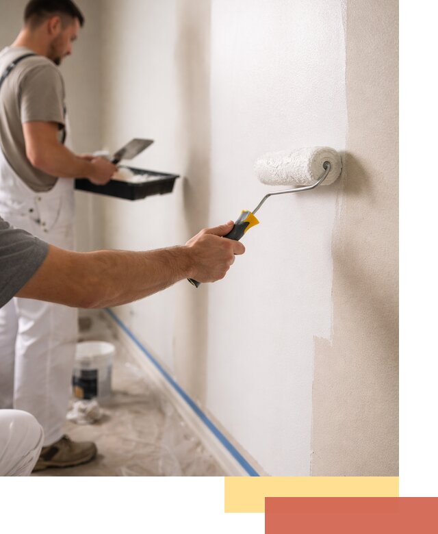 Покраска стен акриловой краской профессионально в Черемхово