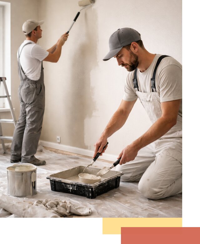 Покраска стен в квартире в Черемхово — профессионально и аккуратно