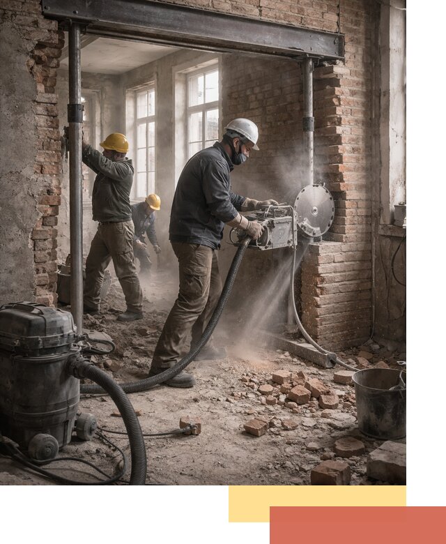 Прорезка проема в стене под дверной или оконный проем в Черемхово