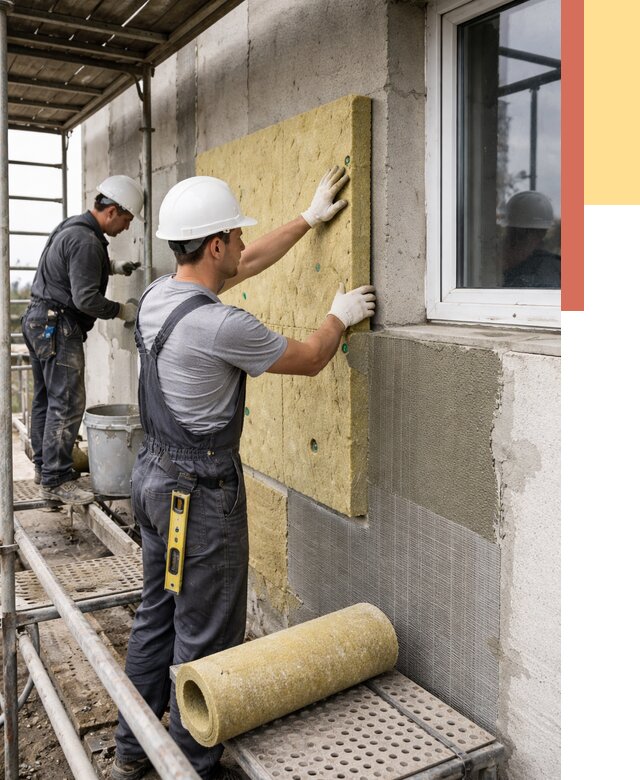 Утепление стен в Черемхово от 4483 руб. под ключ — быстро и недорого | ОТДЕЛОЧНИК-Чрм