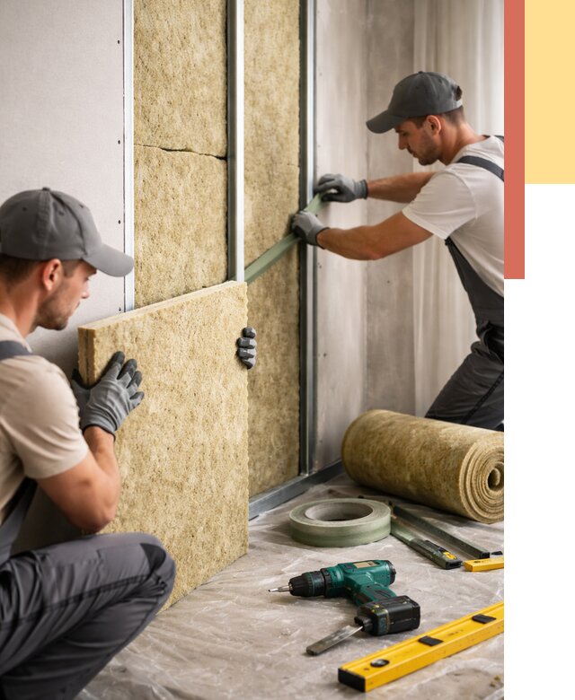 Шумоизоляция стен в Черемхово под ключ от 1929 руб. | ОТДЕЛОЧНИК-Чрм