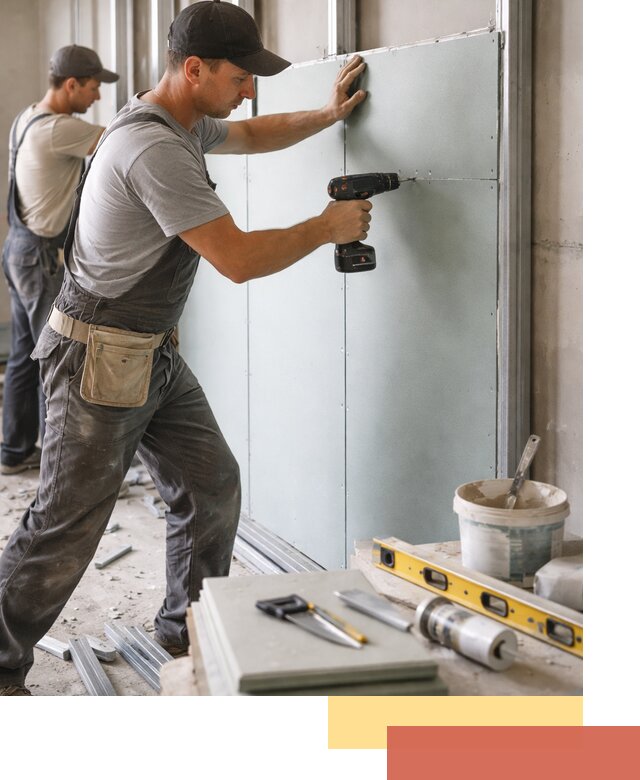 Кладка влагостойких перегородок ПГП в Черемхово