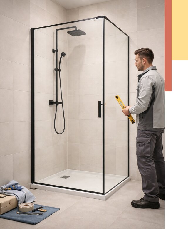 Стеклянные перегородки для душа в Черемхово от 13033 руб. | Монтаж под ключ — ОТДЕЛОЧНИК-Чрм