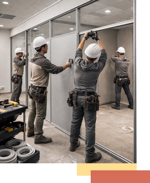 Мобильные офисные перегородки под ключ в Черемхово