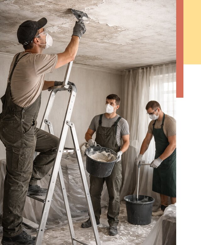 Удаление побелки с потолка в Черемхово от 2607 руб. быстро и недорого | ОТДЕЛОЧНИК-Чрм