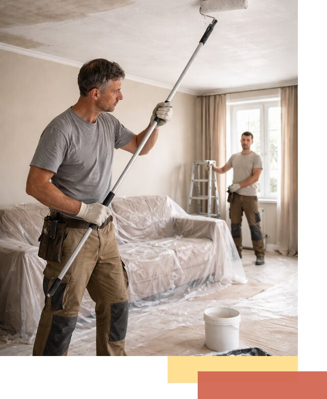 Грунтовка потолка в Черемхово — подготовка под покраску и отделку