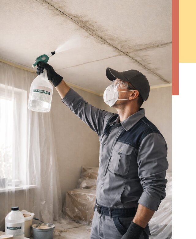 Антисептическая обработка потолка в Черемхово от 2607 руб. | ОТДЕЛОЧНИК-Чрм