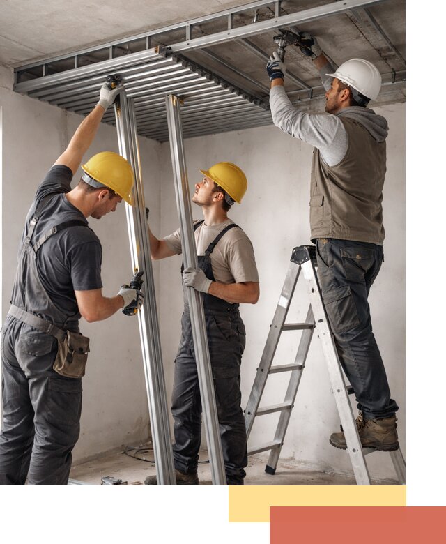 Монтаж реечного потолка под ключ в Черемхово