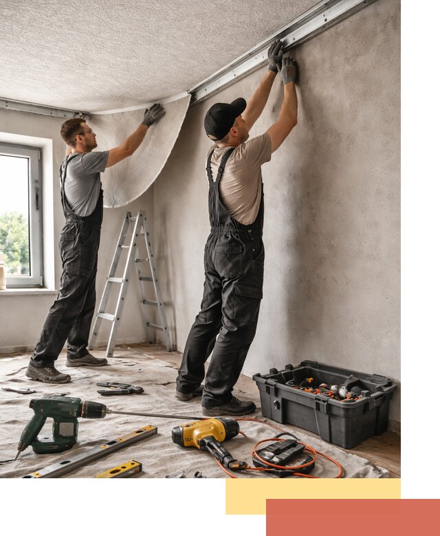 Монтаж фактурного натяжного потолка в Черемхово качественно и быстро