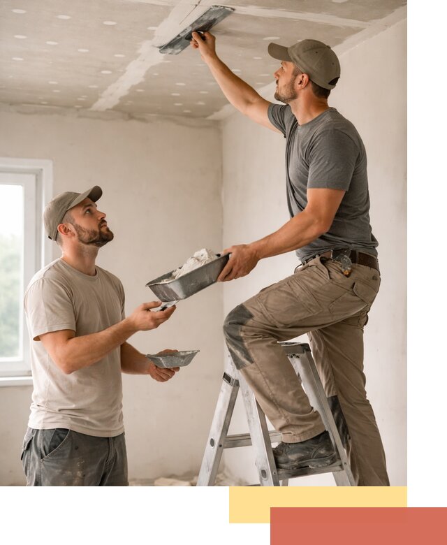 Шпаклевка потолка из гипсокартона в Черемхово качественно и быстро