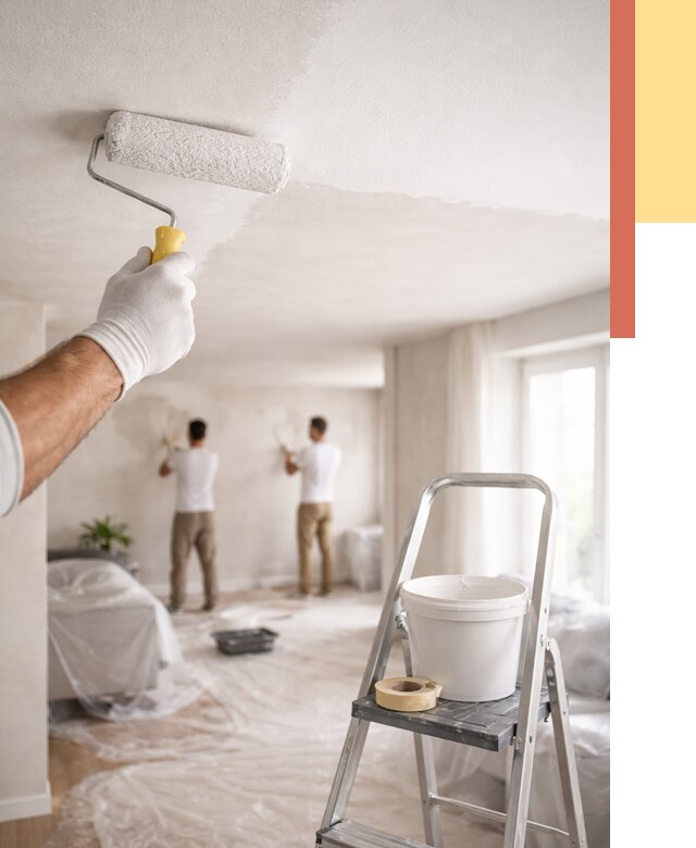 Покраска потолка акриловой краской в Черемхово от 2607 руб. | ОТДЕЛОЧНИК-Чрм