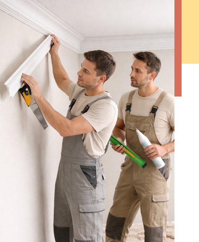 Монтаж потолочного плинтуса в Черемхово от 2398 руб. — быстро и недорого | ОТДЕЛОЧНИК-Чрм