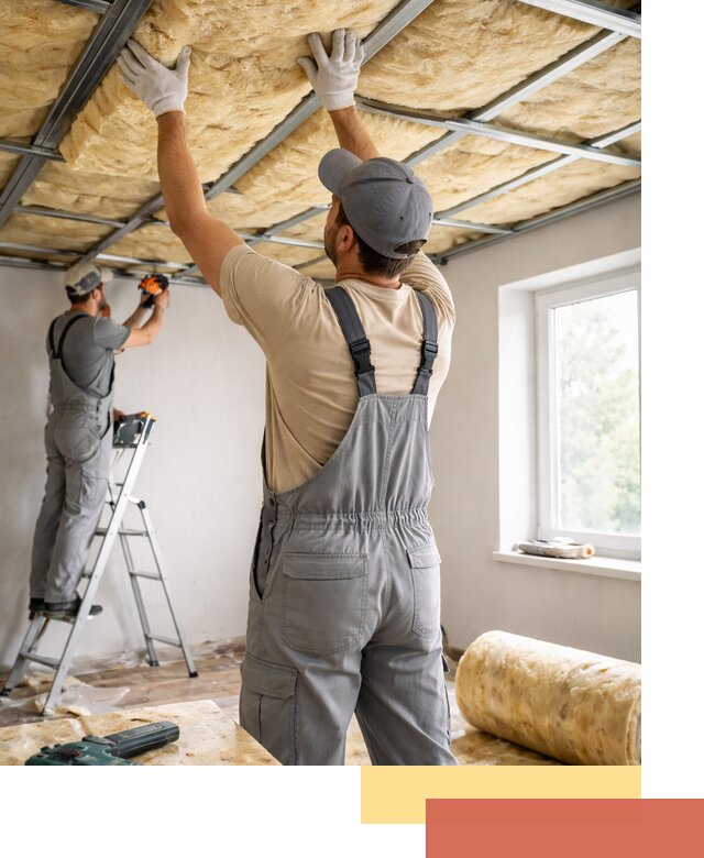 Утепление потолка под ключ в Черемхово качественно и быстро