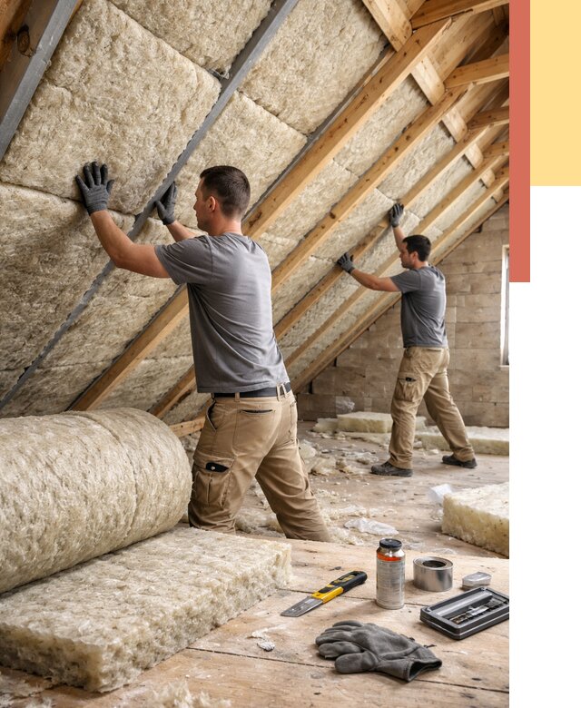 Утепление потолка минватой в Черемхово от 1512 руб. — быстро и недорого | ОТДЕЛОЧНИК-Чрм